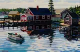 Scott Moore, Indian Creek, Inlet, Oil on linen