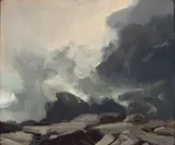 Jay Hall Connaway, Sea Power, 1960, Oil on masonite