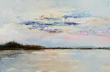 Dwight William Tryon, Morning Light, Oil on panel