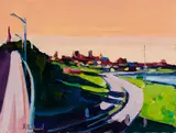 Alfred Chadbourn, Marginal Way - Portland, 1979, Oil on canvas
