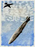 Gregory Welch, Ascension XI, 1997, Acrylic and collage on paper