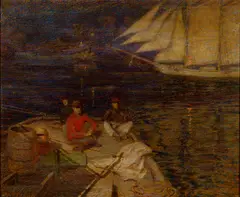 James Pattison, A Calm Night, Oil on canvas