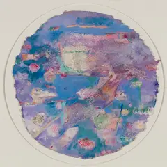 Frances Kornbluth, The Rush of Summer #5, Acrylic and collage on paper
