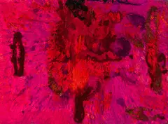 De Sangre by Michael Tracy, Acrylic and gouache on paper, sold Aug 2024