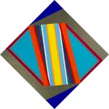 James L. Huntington, Lone Diamond, 1965, Oil on canvas