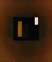 Untitled (Portal), 1990-91 by Johnnie Winona Ross, Acrylic on linen, unframed, sold Aug 2024