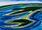 Eric Hopkins, Bar Island, 1993, Watercolor on paper