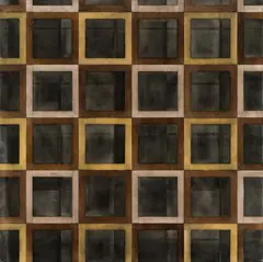 Greg Parker, Untitled Abstraction, Mixed media on wood construction, unframed