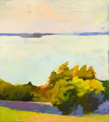 Cindy MacKaye, Eastern Prom View, 1985, Oil on canvas