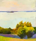Cindy MacKaye, Eastern Prom View, 1985, Oil on canvas