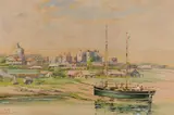 Charles Burton Bernard, Rye, Mixed media on canvas
