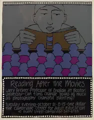 Nikki Schumann, Reading after the Movies, Serigraph