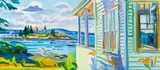 Jill Hoy, Pumpkin Island, 2008, Acrylic on canvas, unframed