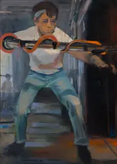 Tom Gardner, Hot Glass, 1996, Oil on panel