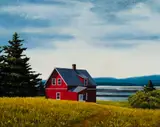 Alec Richardson, Morning: Baker Island, 1997, Oil on panel