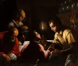 Leandro Dal Ponte Bassano, Esau and Joseph, Oil on canvas