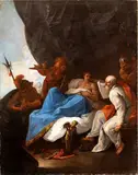 Girolamo Brusaferro, Alexander and the doctor Philip, The present painting is accompanied by an expertise by Prof. Anna Pietropolli.