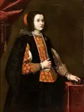 Giovanni Maria Morandi, Portrait of Olimpia della Ciaja Chigi, The protagonist can be identified with certainty as Olimpia della Ciaja (1614-1640)
