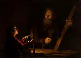 Trophime Bigot, Saint Joseph the Carpenter, The present work is accompanied by Export License.