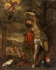 The martyrdom of Saint Sebastian by Hans von Aachen, The painting appears in the photographic archive of the Fondazione Zeri Photo Library (inv. no., offered Oct 2024