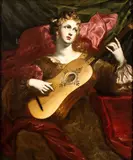 Angelo Solimena, Saint Cecilia or the Allegory of Music, Pubblicato e riprodotto da Ferdinando Bologna come autografo di Angelo Solimena nella sua pionieristica monografia