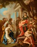 Giovanni Antonio Pellegrini, The Continence of Scipio, Oil on canvas
