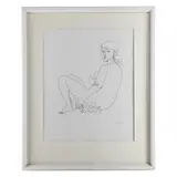 Franco Gentilini, Nude of a girl, multiple on paper