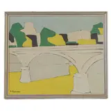 Tiber pure colors by Amedeo Ruggiero, framed, offered Sep 2024