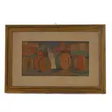 Umberto Carabella, Sheaves, 1953, framed