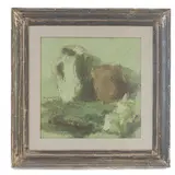 Franco Marzilli, Pottery, framed