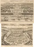 Gabriel Pérelle, Lot of two engravings from Vues des plus belles maisons de France, etching