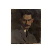 Sigismondo Meyer Von Schauensee, Portrait of Remigio Strinati, 1921, with signature and dedication on the top recto to the left of the author and dedicatory inscription with