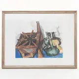 Fausto Pirandello, Geometric composition, multiple on paper