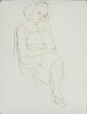 Orfeo Tamburi, Seated female figure