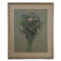 Bouquet by Fernando Troso, 1954, framed, offered Sep 2024