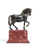 Horse by Jean de Boulogne detto Giambologna, The sculpture repeats on a smaller scale the models of the equestrian monuments created by Giambologna, offered Jun 2024