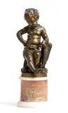 Jean-Baptiste Lebroc, Little fisherman, 1825, The bronze in question represents a putto dressed as a fisherman and probably was part of a series of "professions".