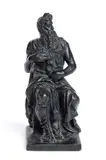 Michelangelo Buonarroti, Mosè, dal modello di San Pietro, questa piccola scultura in bronze è copia del Mosè scolpito da Michelangelo per la tomba di papa Giulio II.