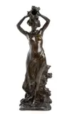 Enrico Girbafranti, The dancer, 1910, The sculptor Girbafranti represents the typical Milanese artist at the turn of the last century. During his long
