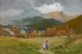 Emilia Ferrettini Rossotti, Countryside view with characters