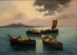 Radames Raimondo Scoppa, Naples view by the sea