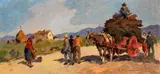 Strada movimentata by Carlo Domenici, 1945, offered Jun 2024