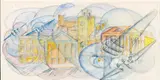 Aerovista di Littoria by Uberto Bonetti, offered Jun 2024