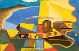Giulio D'Anna, Dinamismo di un treno (Siracusa - Catania), 1934