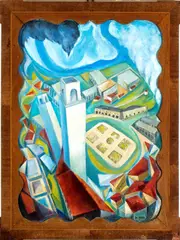 Renato Righetti, Piazza del littorio, 1936