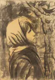 Carlo Levi, Portrait of a child with headscarf