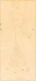 Scipione, Lady with flowers, 1930, Drawing for La Camera n.