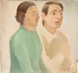 Alberto Ziveri, Portrait of a young couple
