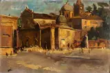 Luigi Surdi, Piazza del Popolo in Rome