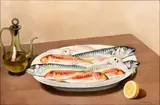Francesco Trombadori, Still life with fishes